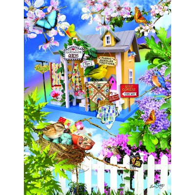 Puzzle Sunsout-35325 Pièces XXL - Quilts en Haut