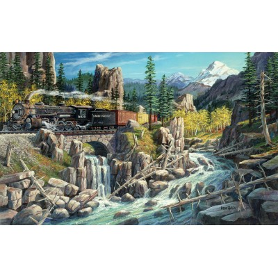 Puzzle Sunsout-37787 Pièces XXL - Chemins de Fer de l'Ouest