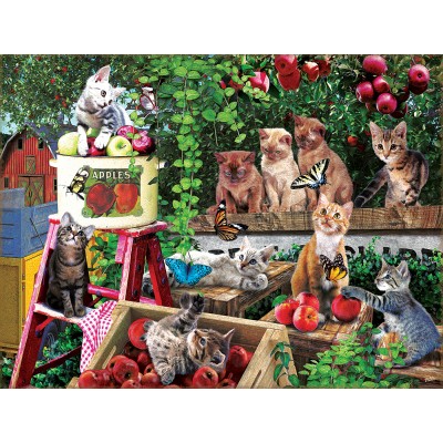 Puzzle Sunsout-42284 Pièces XXL - Récolte des Pommes