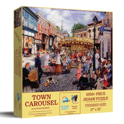 Puzzle Sunsout-44453 Pièces XXL - Carrousel de la Ville