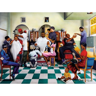 Puzzle Sunsout-57834 Rassemblement au Magasin