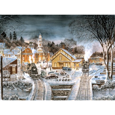 Puzzle Sunsout-60772 Arrivée en Hiver