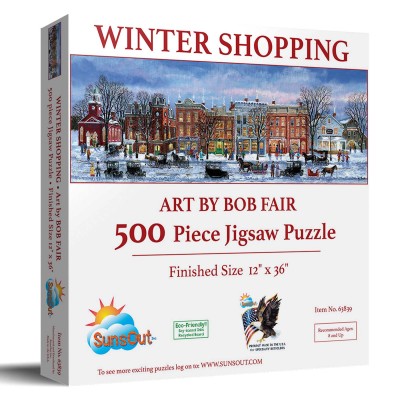 Puzzle Sunsout-63839 Achats d'Hiver