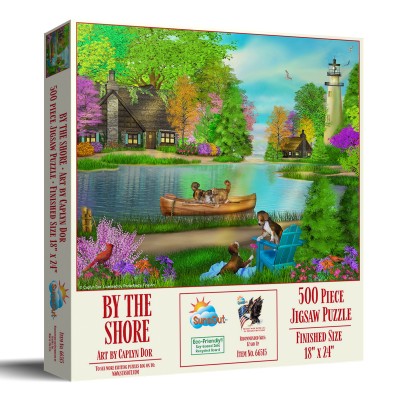 Puzzle Sunsout-66515 Au Bord de la Mer