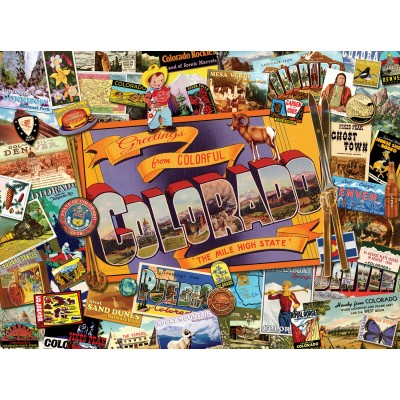 Puzzle Sunsout-70034 Ward Thacker Studio - Mile High Colorado