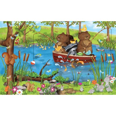 Puzzle Sunsout-81679 A la pêche