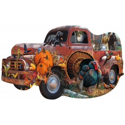 Puzzle Sunsout-96089 Jerry Gadamus & Cynthia Fisher - Harvest Truck