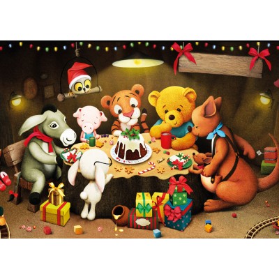 Puzzle Yazz-3838 Winnie Christmas